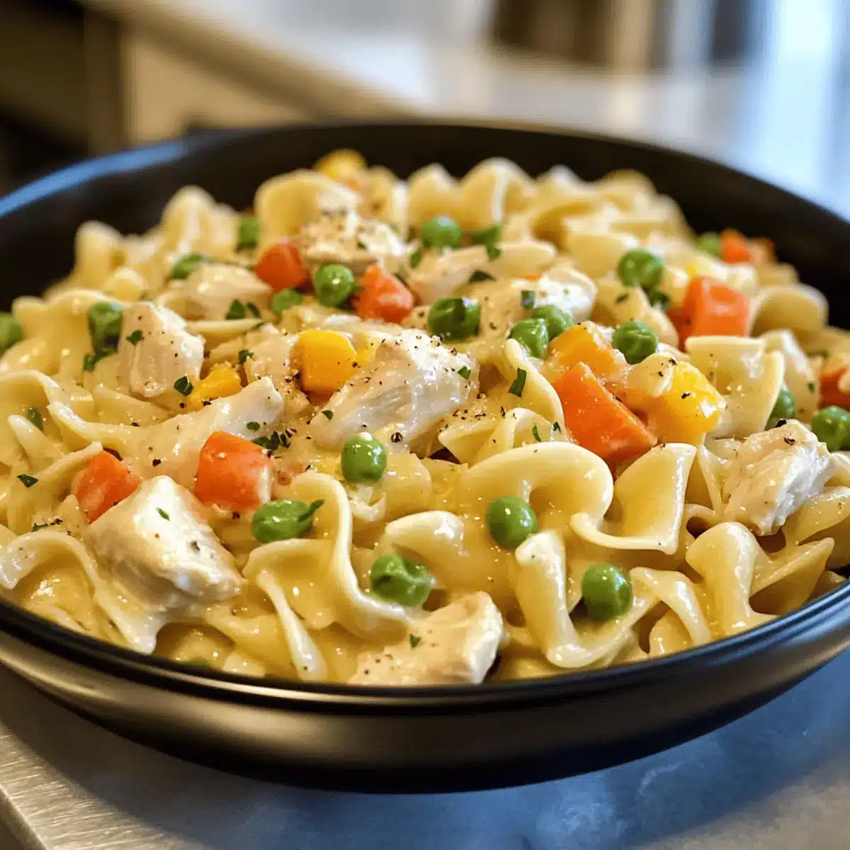 Chicken Pot Pie Pasta