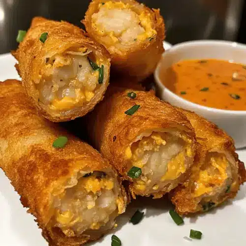 Crab Cake Egg Rolls