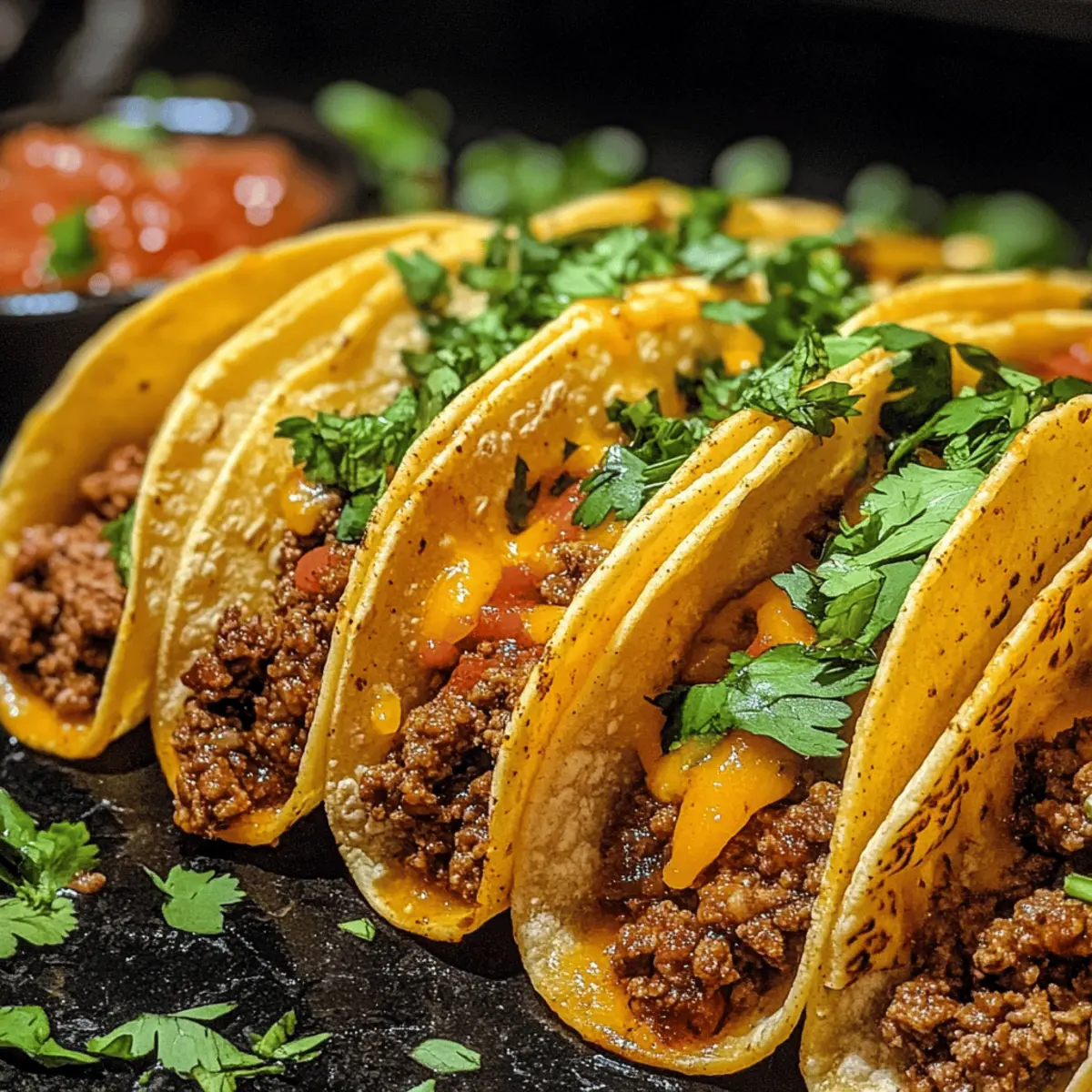 Crispy Baked Beef Tacos