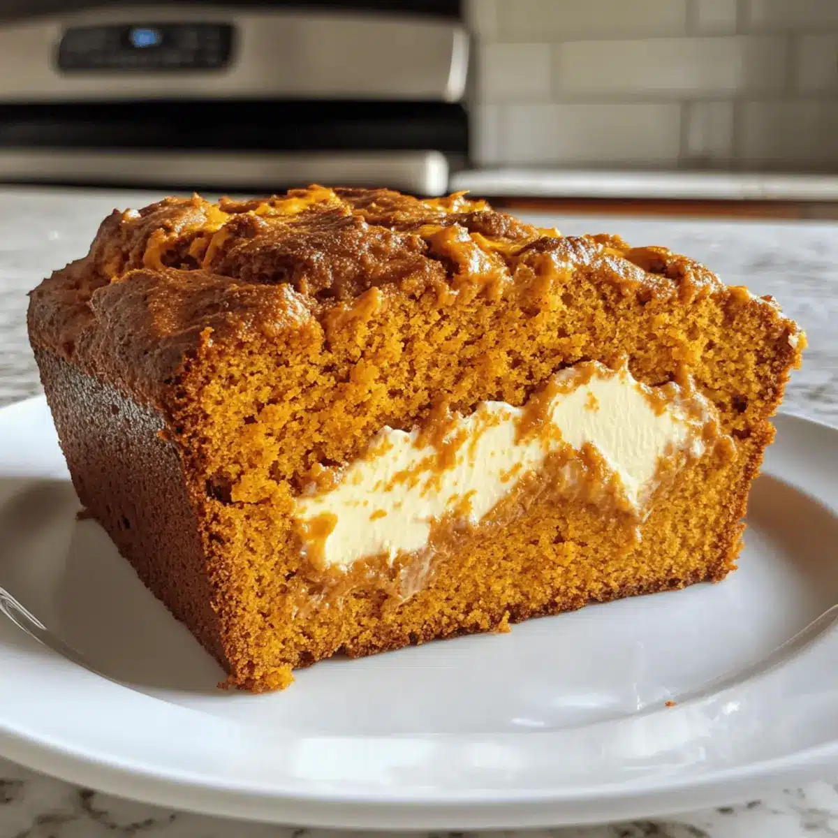 Pumpkin Cream Cheese Bread