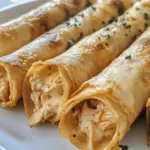 Baked Cream Cheese Chicken Taquitos