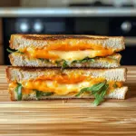 Cheddar Pumpkin Healthier Grilled Cheese