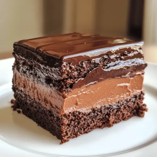 Chocolate Mousse Brownies