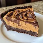 Decadent Chocolate Peanut Butter Swirl Pie