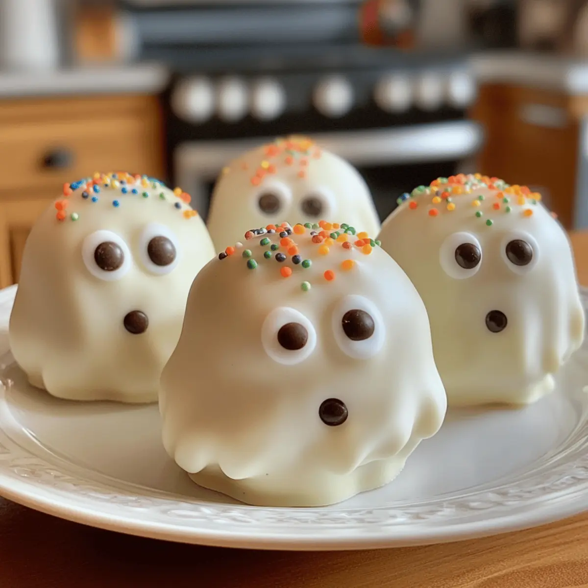 Ghost Oreo Ball Truffles