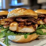 Maple Chicken Bacon Sliders