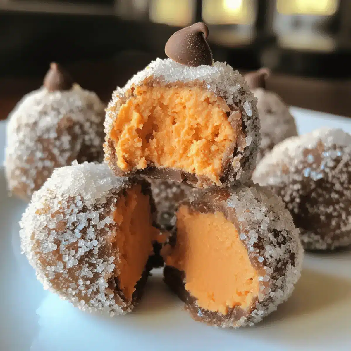 Pumpkin Cheesecake Truffles