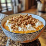 Pumpkin Whipped Cottage Cheese Breakfast Bowl