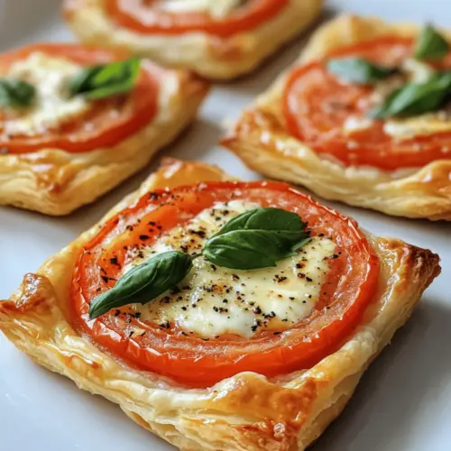 Tomato Tartlets with Puff Pastry
