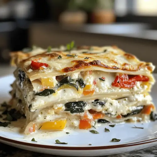 Veggie White Lasagna