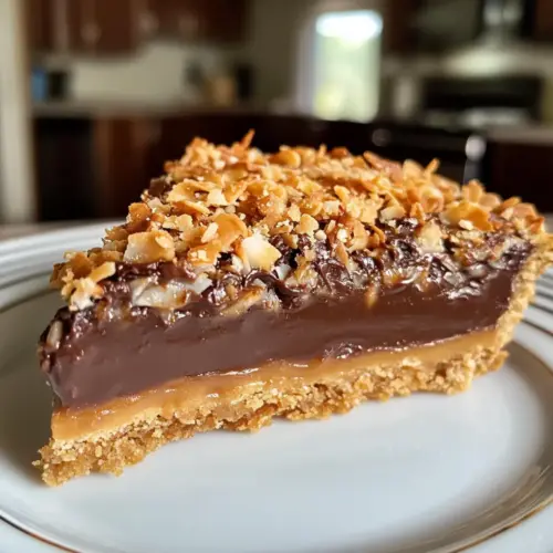 Samoas Cookie Pie