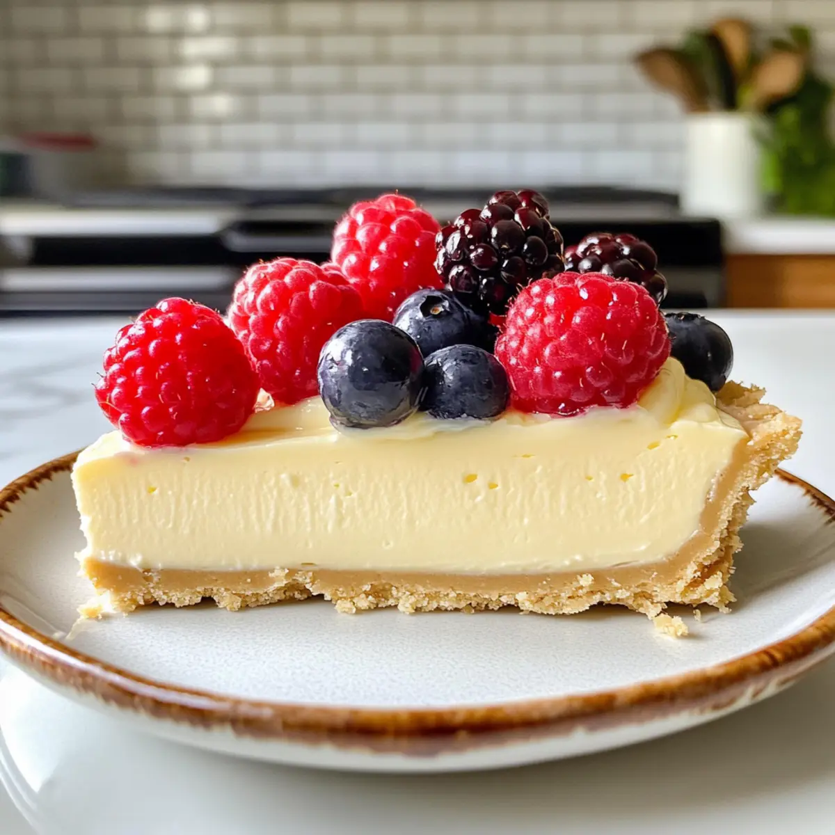 White Chocolate Mousse Tart
