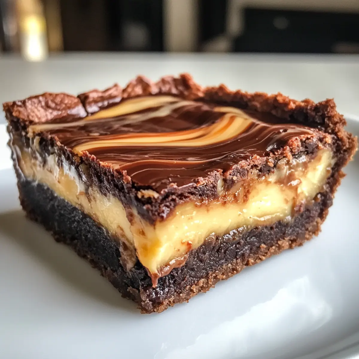 Cream Cheese Brownie Tart