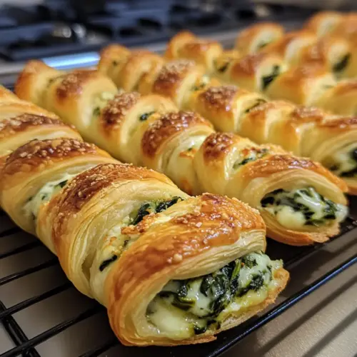 Parmesan Spinach Cheese Twists