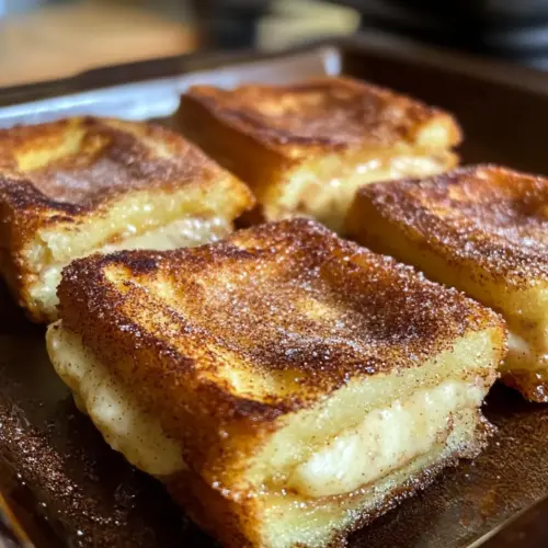 Churro Stuffed French Toast with Cinnamon Sugar