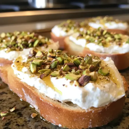 Ricotta Pistachio Honey Bites