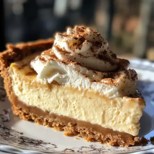 Eggnog Cheesecake with Nutmeg Whipped Cream