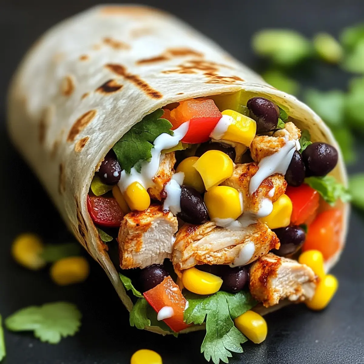 Southwest Chicken Wrap