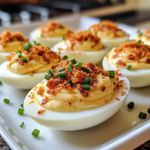 Million Dollar Bacon Deviled Eggs