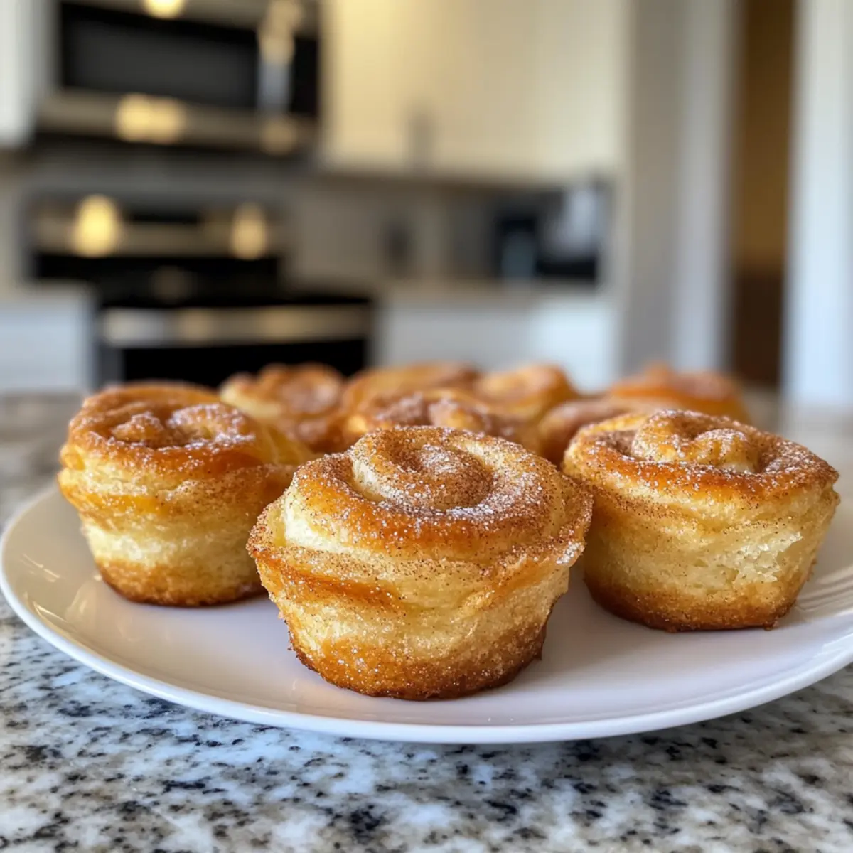 Cruffins with Sweet Cinnamon Sugar