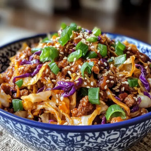 Egg Roll in a Bowl (One-Skillet, Keto)