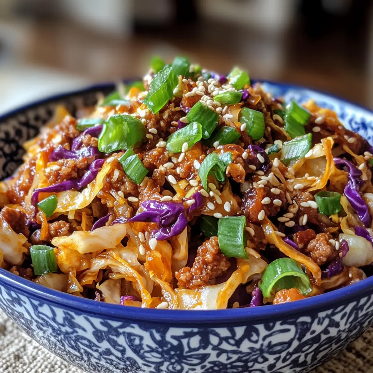 Egg Roll in a Bowl (One-Skillet, Keto)