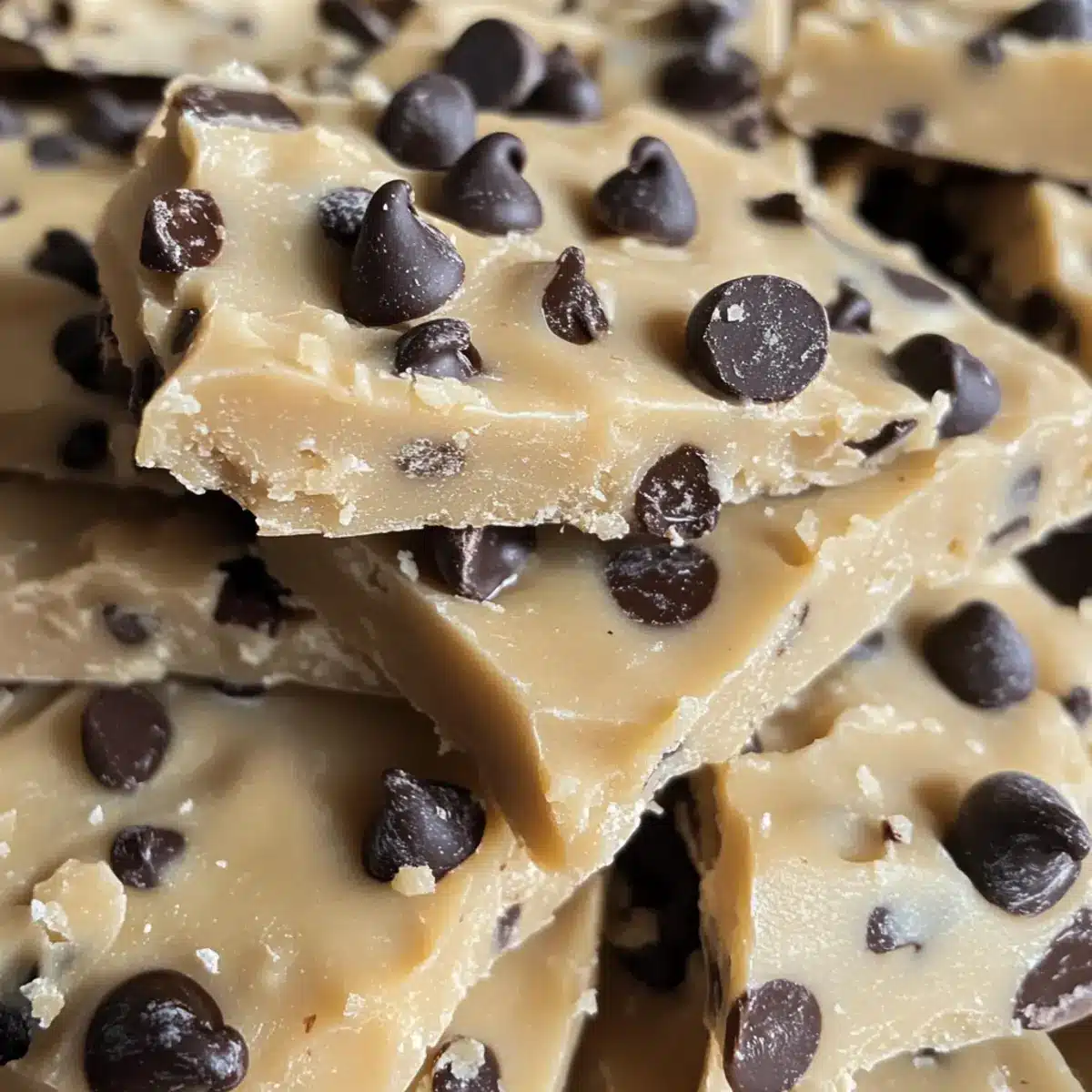 Healthy Cookie Dough Bark