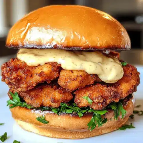 Cajun Crispy Chicken Sandwich with Garlic Aioli