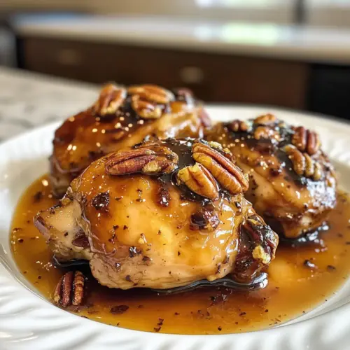 Maple Bourbon Pecan Chicken