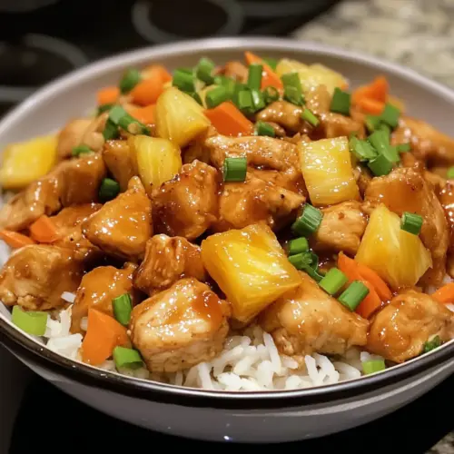 Pineapple Chicken and Rice