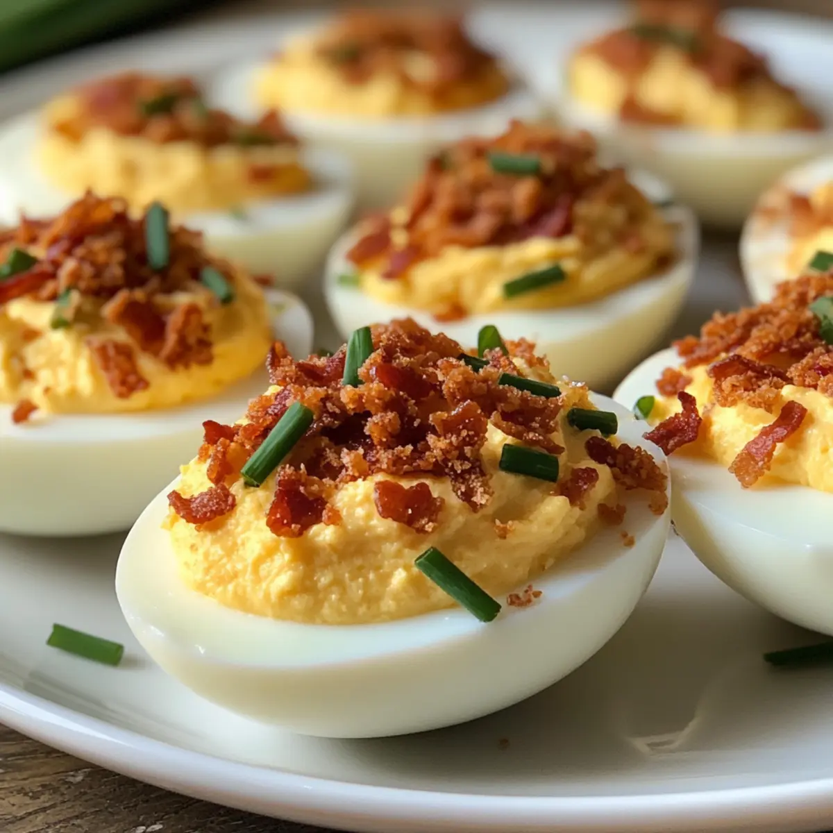 Southern Bacon Deviled Eggs