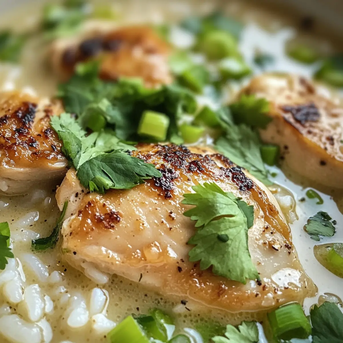 Coconut Chicken Brothy Rice